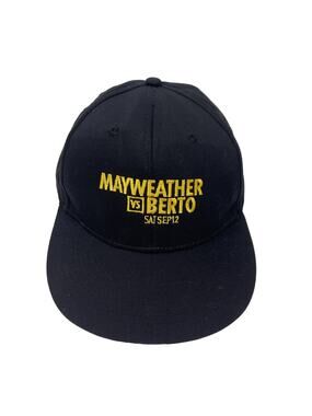 Floyd Mayweather vs Andre Berto Las Vegas Boxing Match Black Snapback Hat Cap
